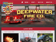 Tablet Screenshot of deepwaterfd.org